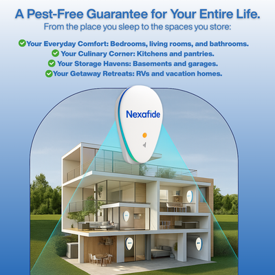 Nexafide™ 2025 Upgraded Pest Repeller - Banish Fleas For Good